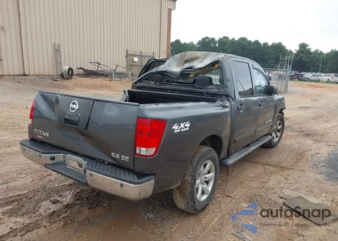 2008 Nissan Titan Le/Pro-4X/Se from USA, damaged, VIN 1N6AA07C68N344994